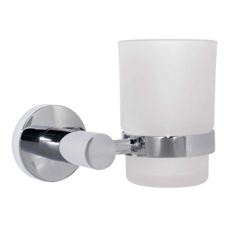 Porta Vaso de Semi Empotrar acabado en Cromo PV700