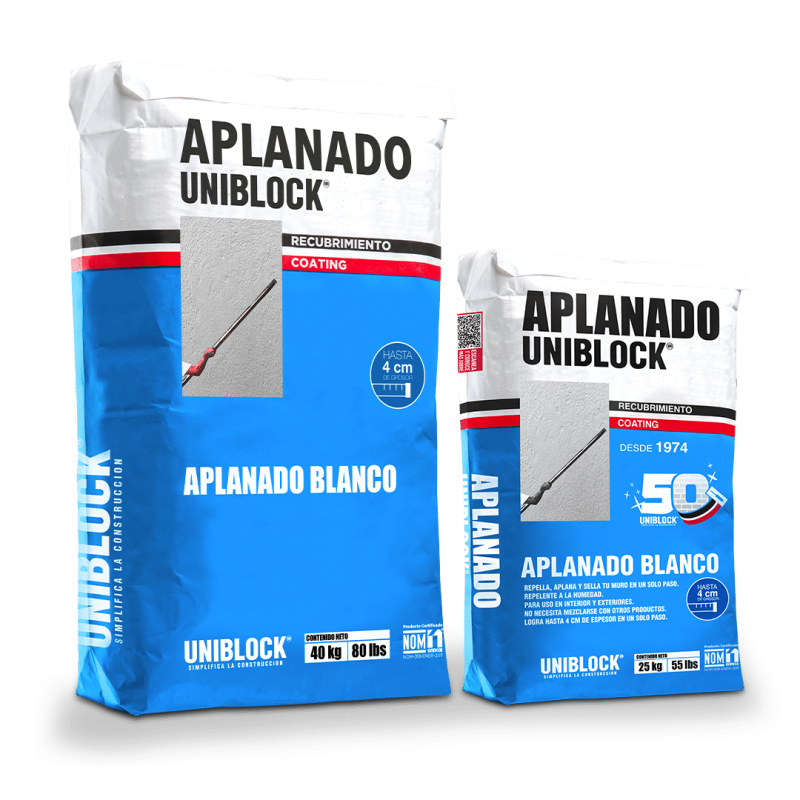 Aplanado Blanco 25 Kg