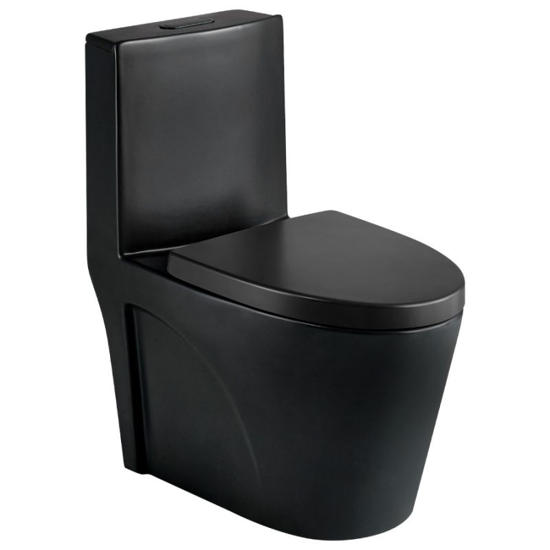 Sanitario One Piece Gea – Negro Mate